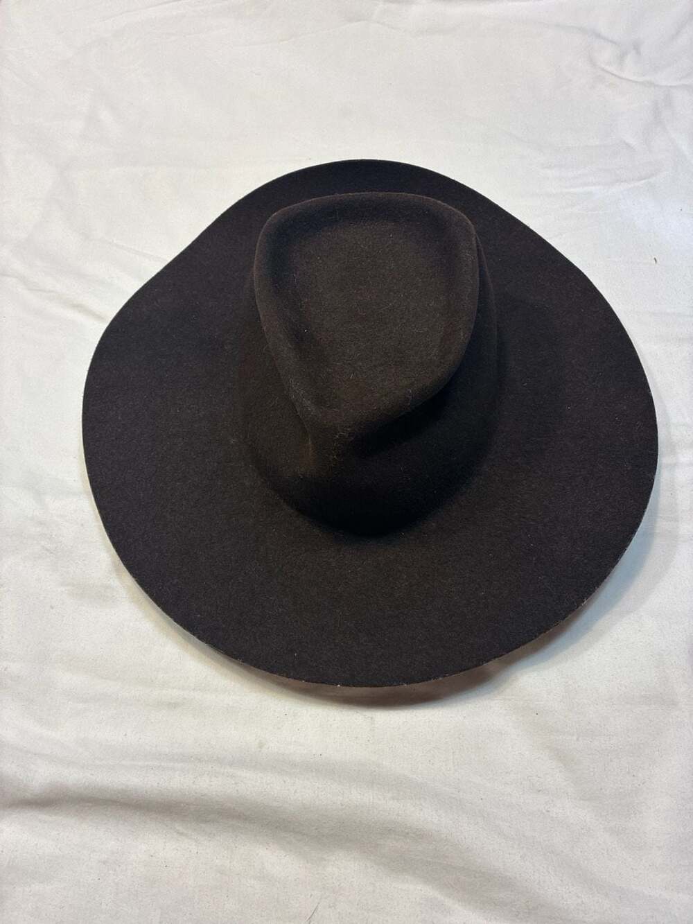 Vintage American Hat Company Dark Brown Felt Cowboy Hat